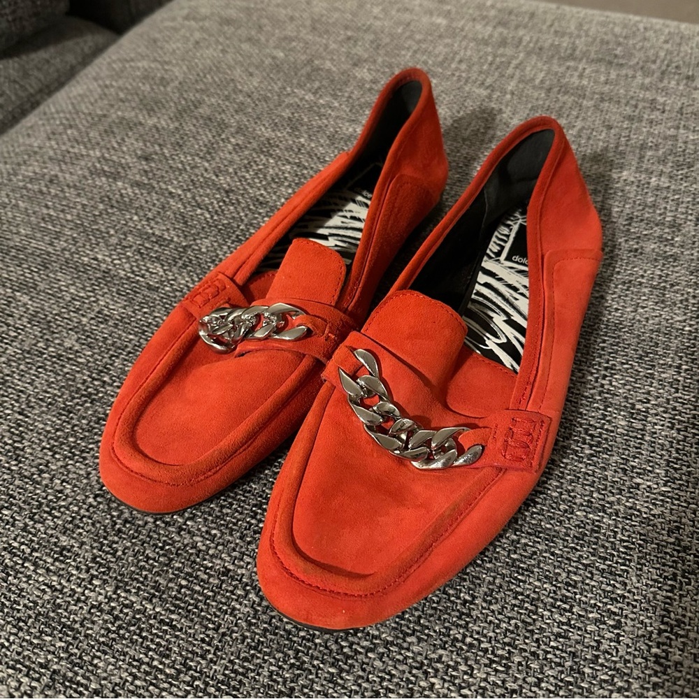 Dolce Vita Red Suede Loafer
